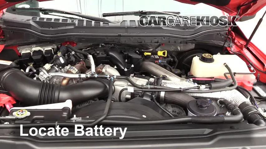 2017 Ford F-250 Super Duty XL 6.7L V8 Turbo Diesel Standard Cab Pickup Battery
